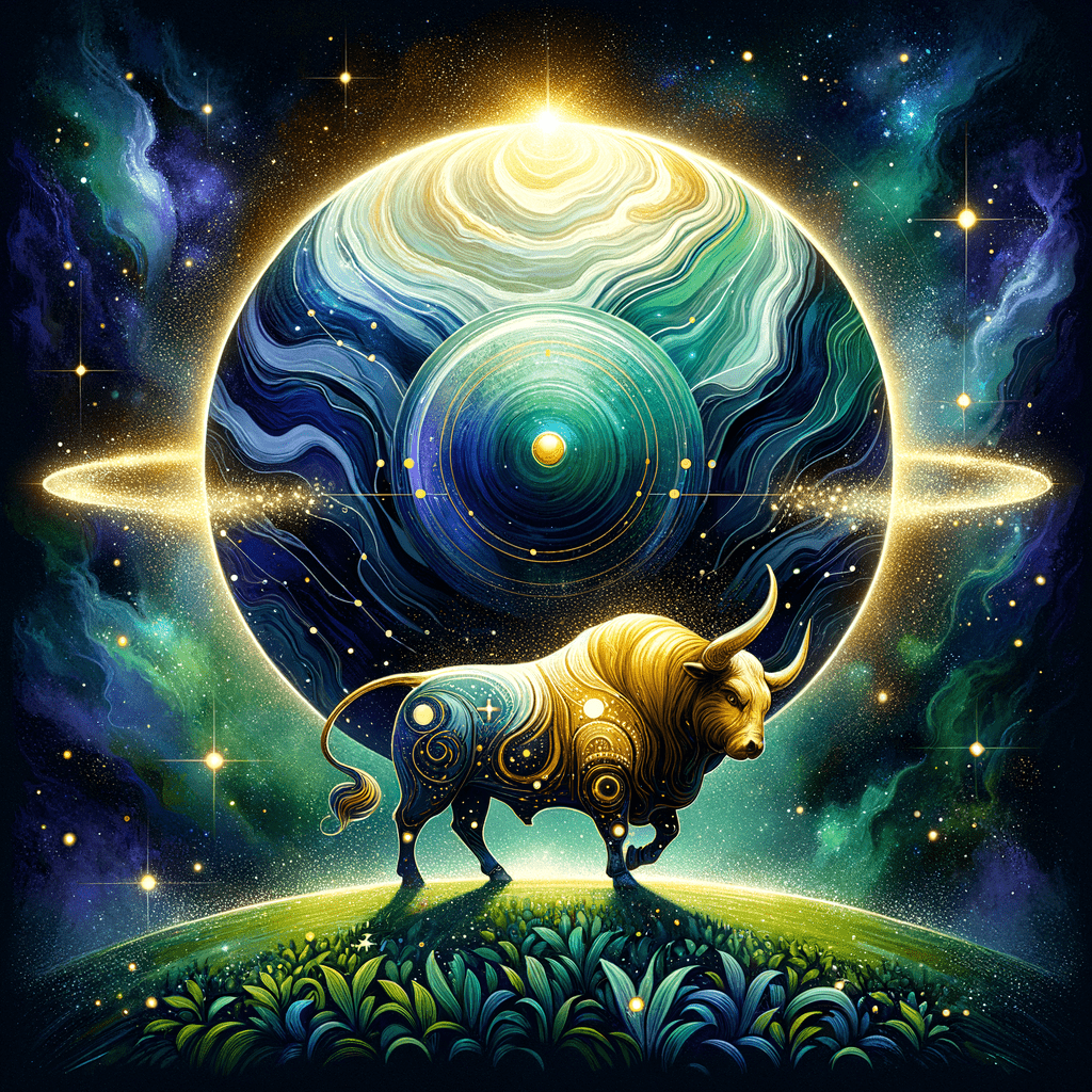 Astrology illustration for Neptune in Taurus