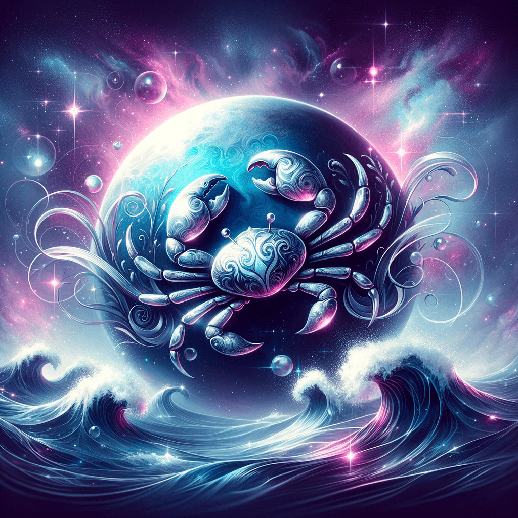 Astrology illustration for Neptune in Cancer