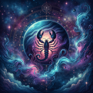 Astrology illustration for Neptune in Scorpio