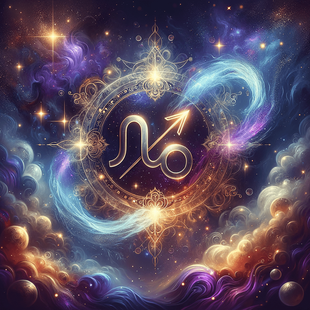 Astrology illustration for Neptune in Sagittarius Zodiac Sign