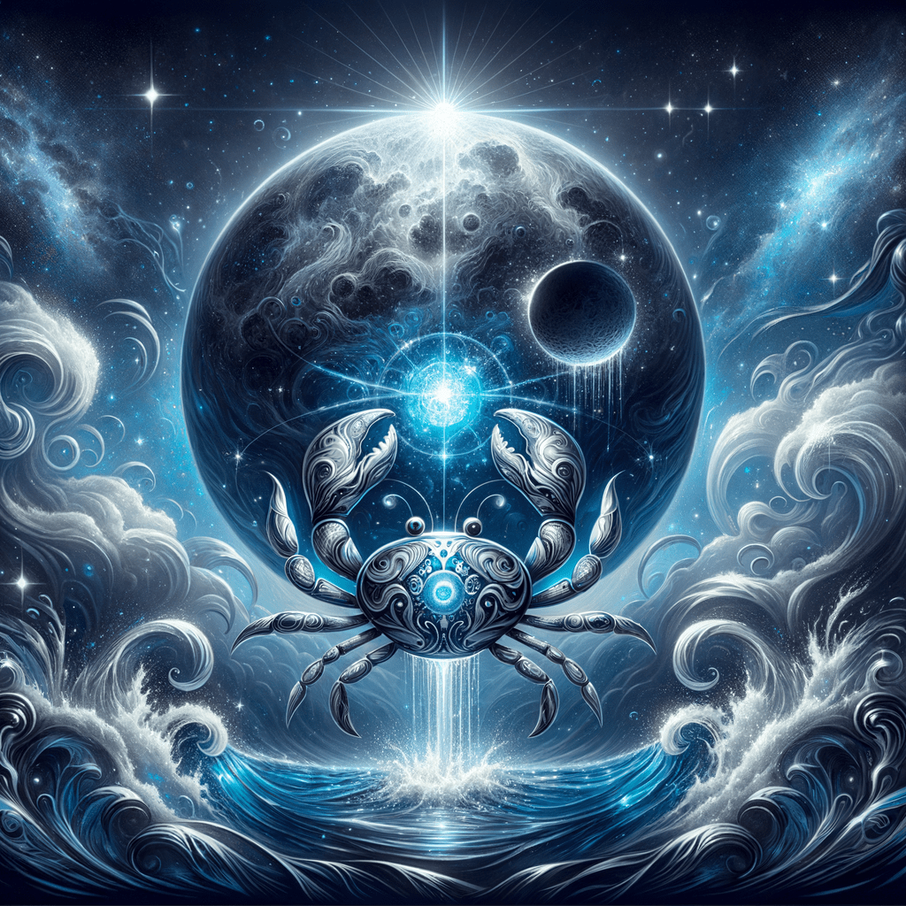 Astrology illustration for Pluto in Cancer