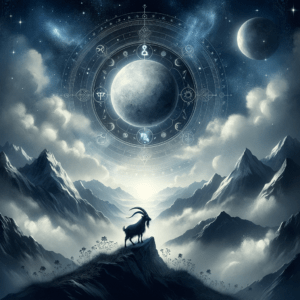 Astrology illustration for Pluto in Capricorn