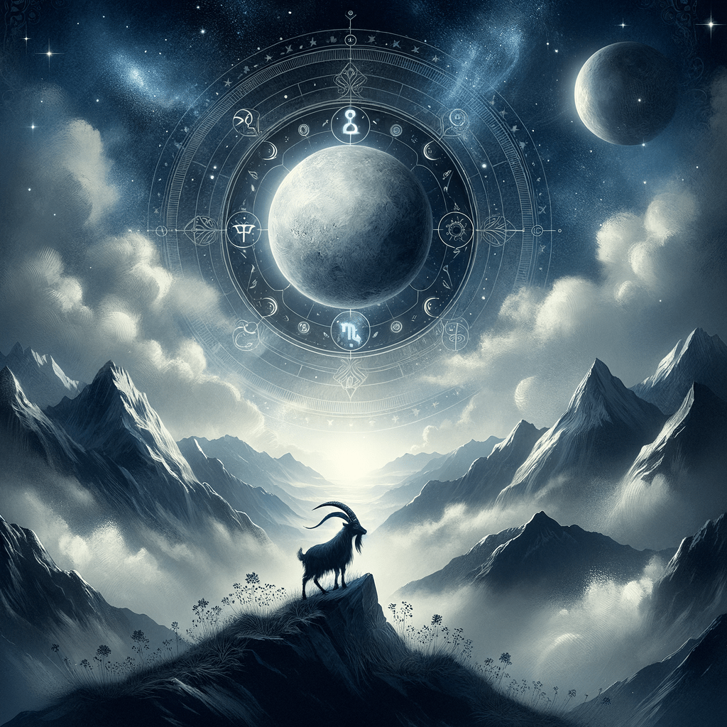 Astrology illustration for Pluto in Capricorn