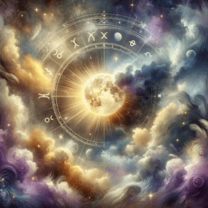 Astrology illustration for Sun in the 12th house