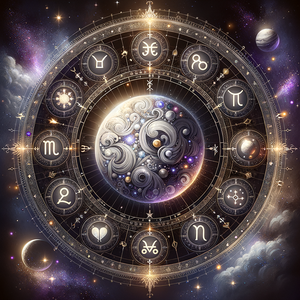 Astrology illustration for Mercury in the 1st house