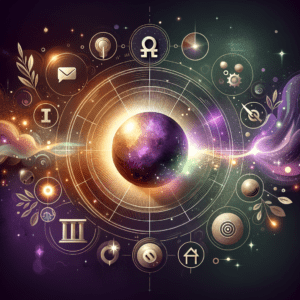 Astrology illustration for Mercury in the 2nd house