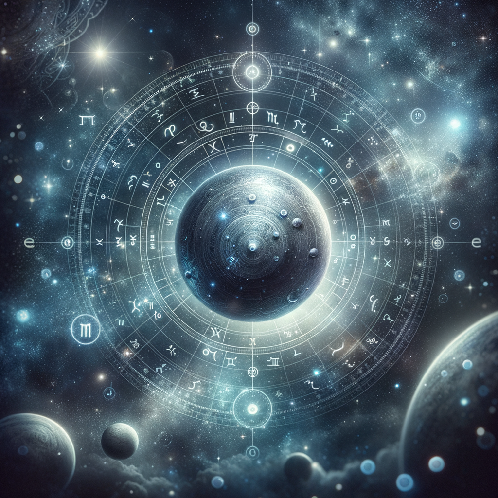 Astrology illustration for Mercury in the 9th house