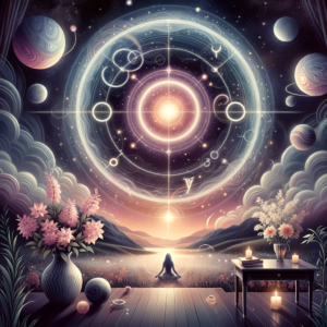 Astrology illustration for Venus in the 6th house