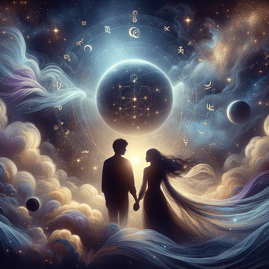 Astrology illustration for Venus in the 12th house