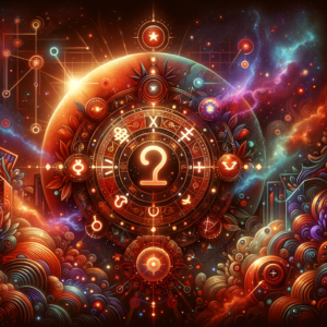 Astrology illustration for Mars in the 3rd house