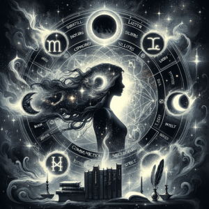 Black Moon Lilith in the third house of a natal chart, the house of speech, learning and siblings