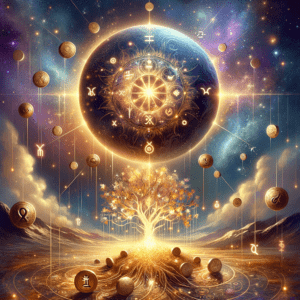 North node in the 2nd house of a whole sign birth chart, with the south node opposite in the 8th house