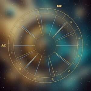 Porphyry and Campanus house systems: the house cusps of both systems drawn on the same chart wheel